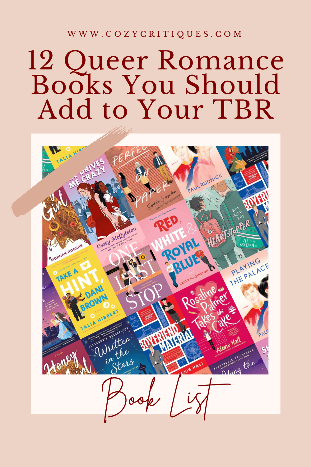 12 Queer Romance Books You Should Add to Your TBR Cozy Critiques